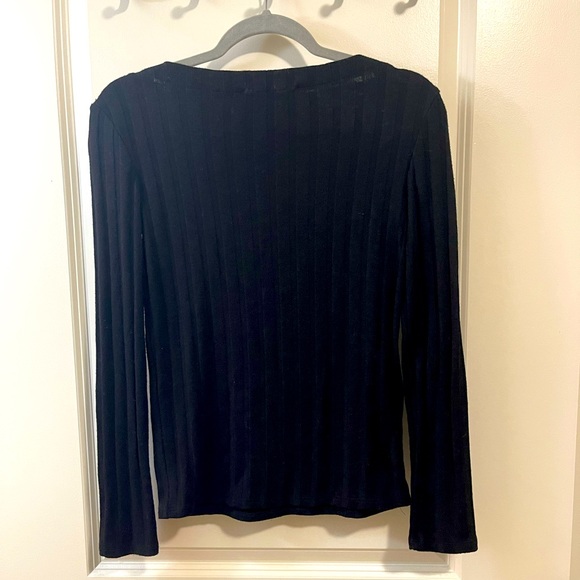Mango Ribbed Boat Neck Sweater Top| Size: S | Like New | Layering |Winter Basics - Picture 7 of 7
